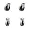 Service Caster 7734L1 FG7734L10000 7734L2 FG7734L20000 Rubbermaid Replacement Caster Set, 4PK RUB-SCC-05S410-TPRS-2-R-2 - alternate 1